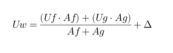 Formel für U - Wert Berechnung